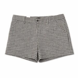 Gap Wool Blend Lined Houndstooth Shorts Size 8 NWT Tailored Plaid Mini
